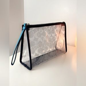 Coach Clear Monogram Pouch Bag | Cosmetic Bag